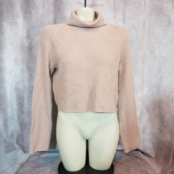 Leith Sweaters - Leith Pink Turtleneck Size XXS